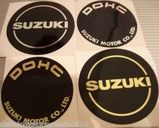 SUZUKI GS1000 GS1000S ENGINE COVER DECALS EMBLEMS READ THE DESCRIPTION