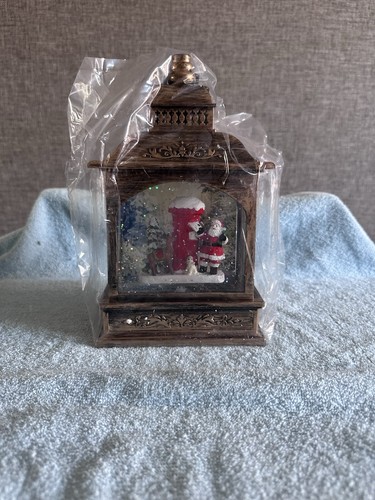 Christmas snow globe lantern - globe,