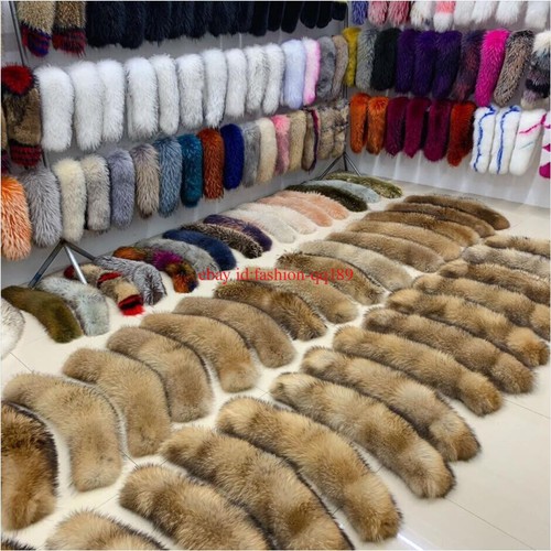 Unisex raccoon fur 100 - unisex, 100%real