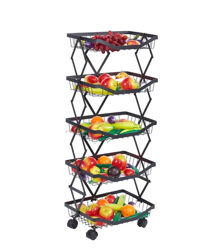Rolling storage trolley tier - storage, 5