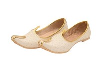 Mens Punjabi Jooti  Khussa Rajasthani Mojari Cushioned Slip on Shoes Art CH 04