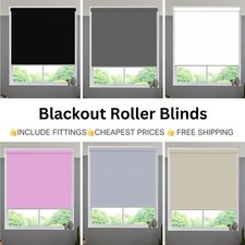 100% Blackout Roller Blinds