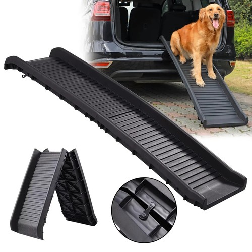 Pet dog car ramp safe - dog,