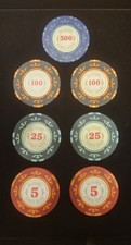 James Bond 007 50th Anniversary Cartamundi Poker Chip Display Set 1/3000
