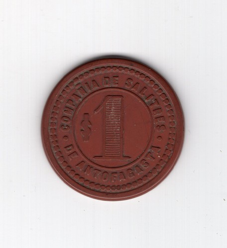 Chile trade token saltpeter - trade,