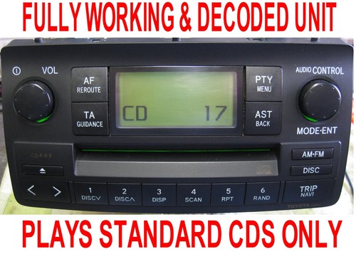 Mk9 toyota corolla radio - mk9, cd