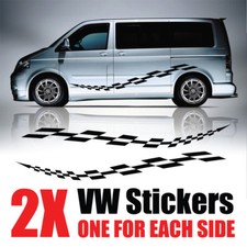 VW Transporter Graphics Stripes Camper Van Caravelle Decals Stickers T4 T5 Caddy