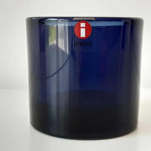 Dark blue kivi - blue, candle