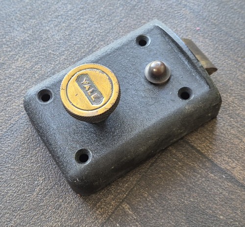Vintage yale door deadbolt - vintage,
