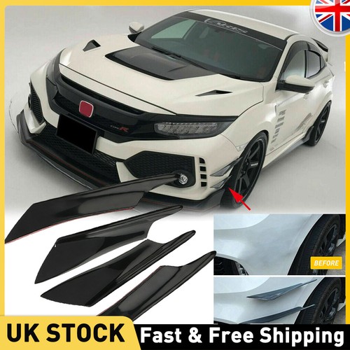 Glossy black car bumper - glossy, fin