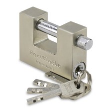 HEAVY DUTY STEEL CONTAINER/SHUTTER PADLOCK 70MM WTH 4 KEYS (TWIN PACK) K/D