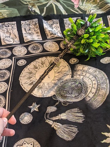 Large handmade witch wizard - large,