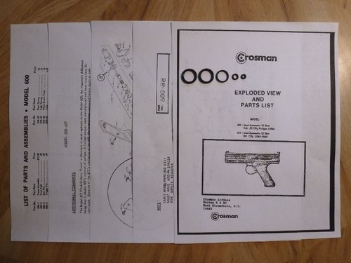 Crosman model 600 677 pistol - crosman,