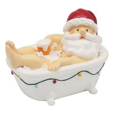 Christmas Santa in the Bath