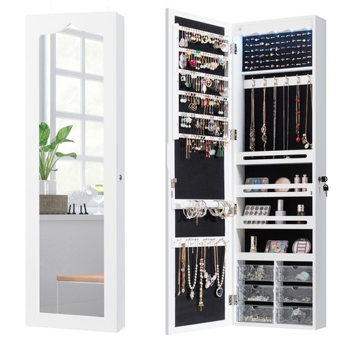 Led mirror jewelry cabinet - mirror,