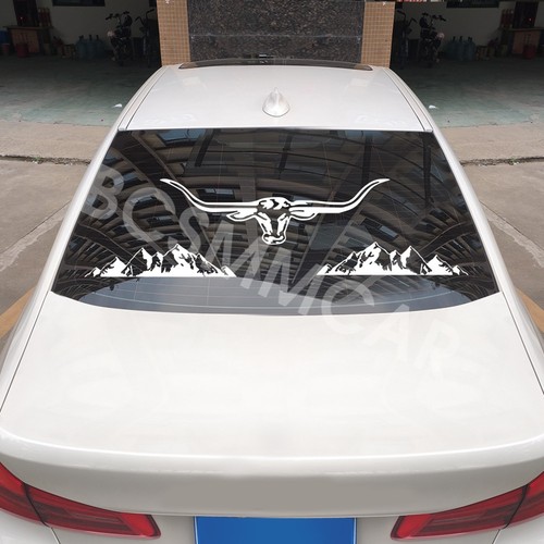 Car rear trunk - rear, decal