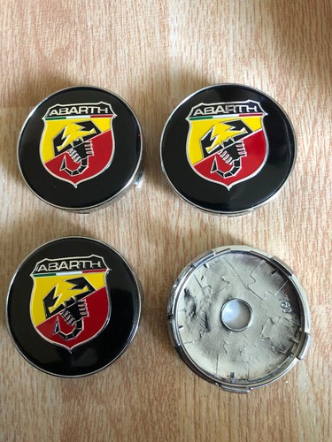 Fiat alloy car wheel centre - 4x,