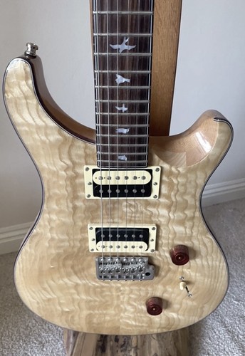 Prs custom natural burl - se,