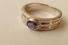 Ring 925 silver solitaire ring