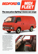 Bedford Midi Fleet Van 1986 UK Market Single Sheet Sales Brochure