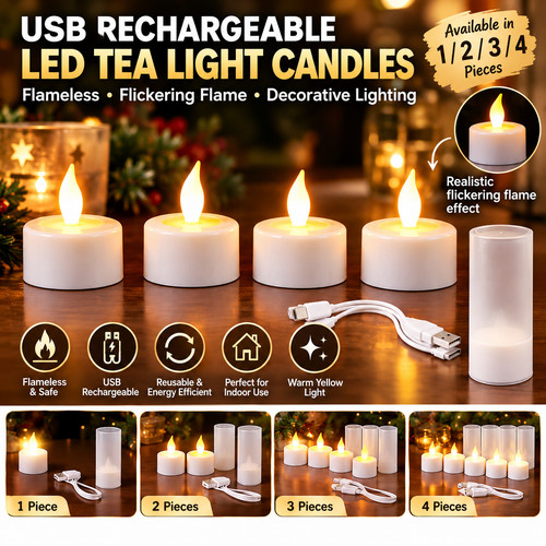 Rechargeable flameless candle - rechargeable,