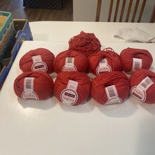 Louisa Harding Kashmir Baby Yarn - Red, Pack of 9