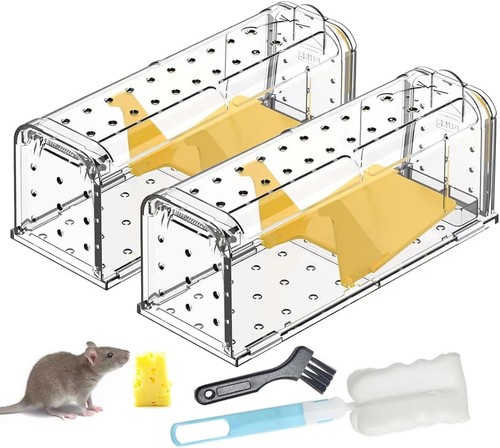 2pcs mouse trap humane live - trap,