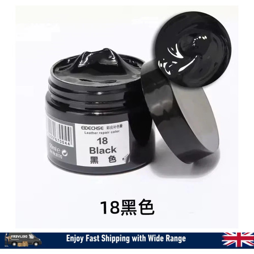 Leather vinyl black paint dye - black,
