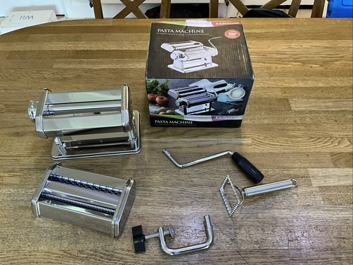 Stainless steel pasta machine - steel,