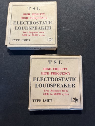 Tsl electrostatic tweeter - tsl,