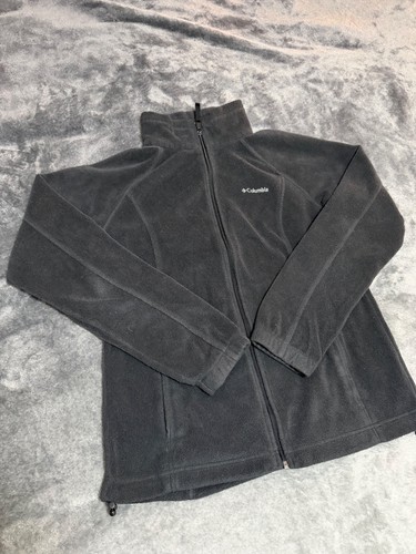 Columbia black full zip fleece - black,