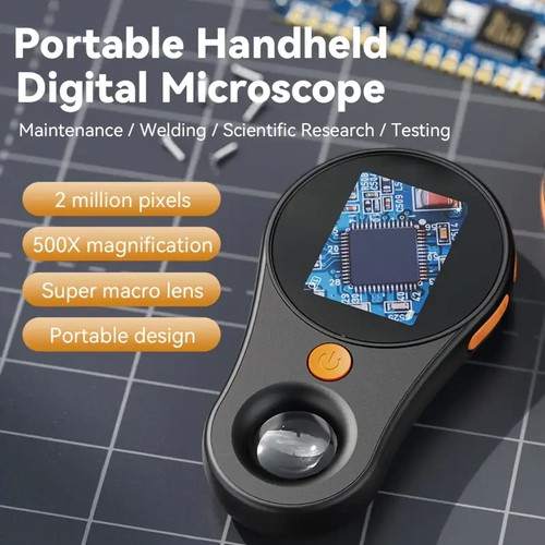 500x digital microscope 1080p - digital,
