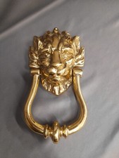 CROFT LARGE LIONS HEAD BRASS