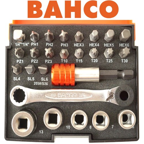 Bahco mini socket - bahco, set
