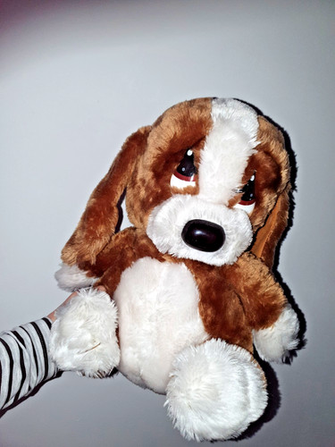 Vintage applause cute puppy - cute,