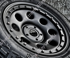 16" Black Steel Alloy Wheels