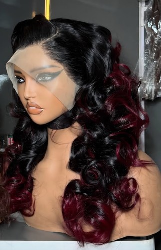 Full frontal bouncy human hair - full,