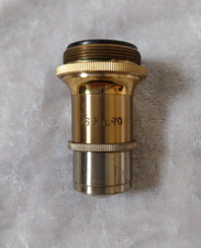 Microscope Objective by W R Prior London 1/6th  Antique/ Vintage