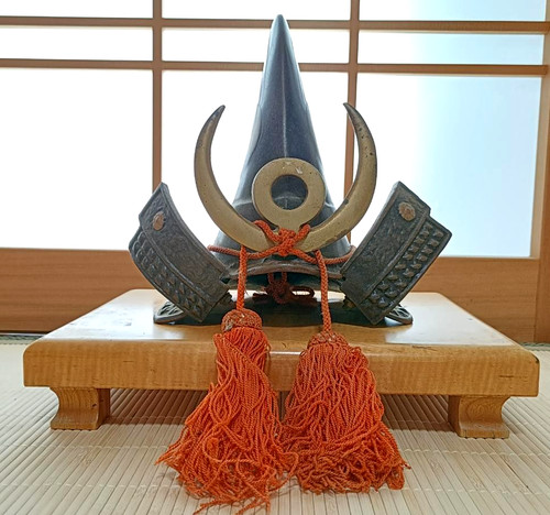 Vintage japanese metal - japanese, kabuto