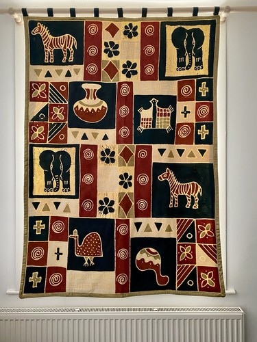 Large african batik - african,