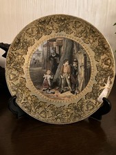 C19TH PRATTWARE PLATE ACORN