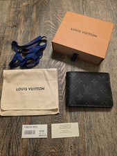 Louis Vuitton Men's Multiple Wallet Monogram Eclipse Great Condition M61695