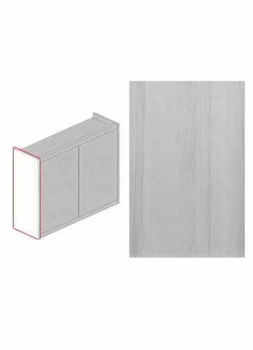 Kitchen wall end panel - kitchen, shelves