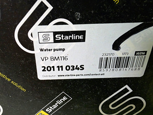 Water pump range rover l322 - pump,
