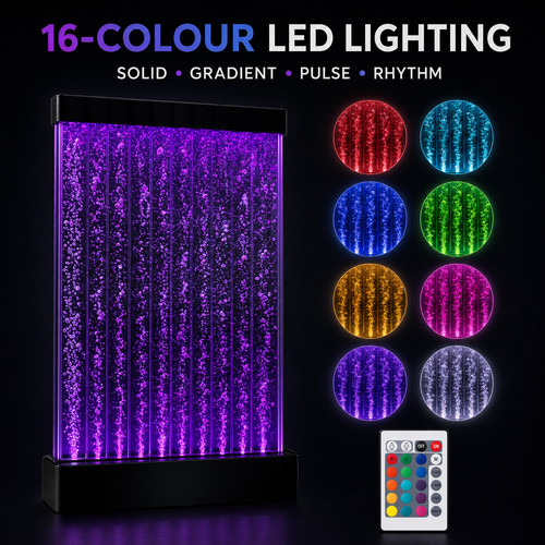 50cm led bubble water wall - bubble,