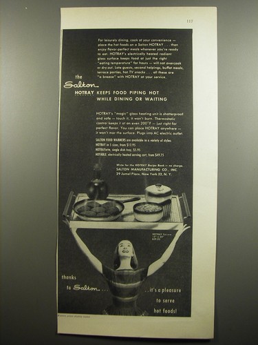1955 salton hotray - 1955,