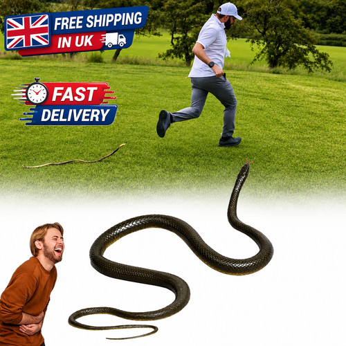 Fake rubber snake prank toy - fake,