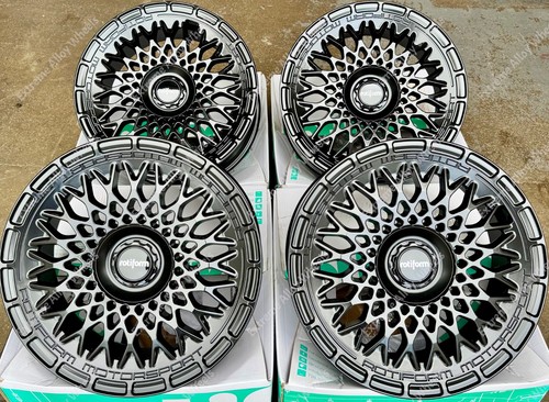 Black lhr alloy wheels - black,