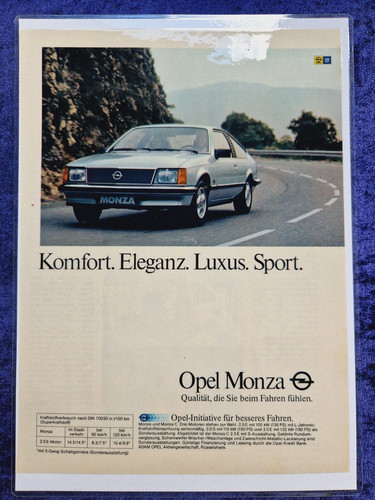 Opel monza original - a,,