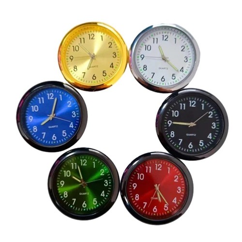 Mini car dashboard clock - car,